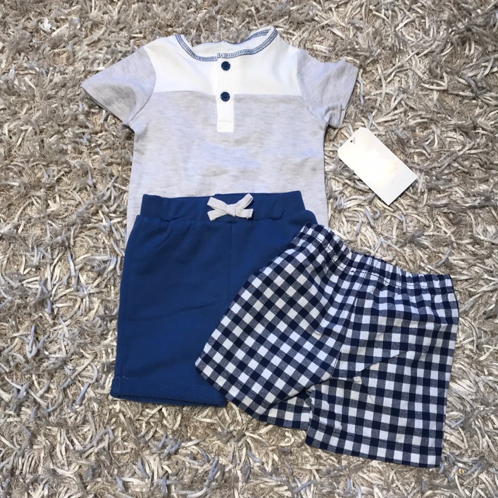 NWT Henley short set